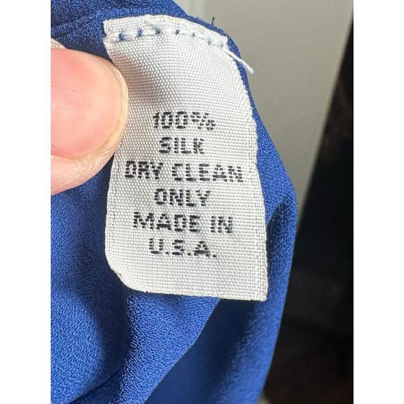 HELENA QUINN Blue Tulip Mini Dress Open Back Wrap - Sz Small - REVOLVE - Picture 3 of 4